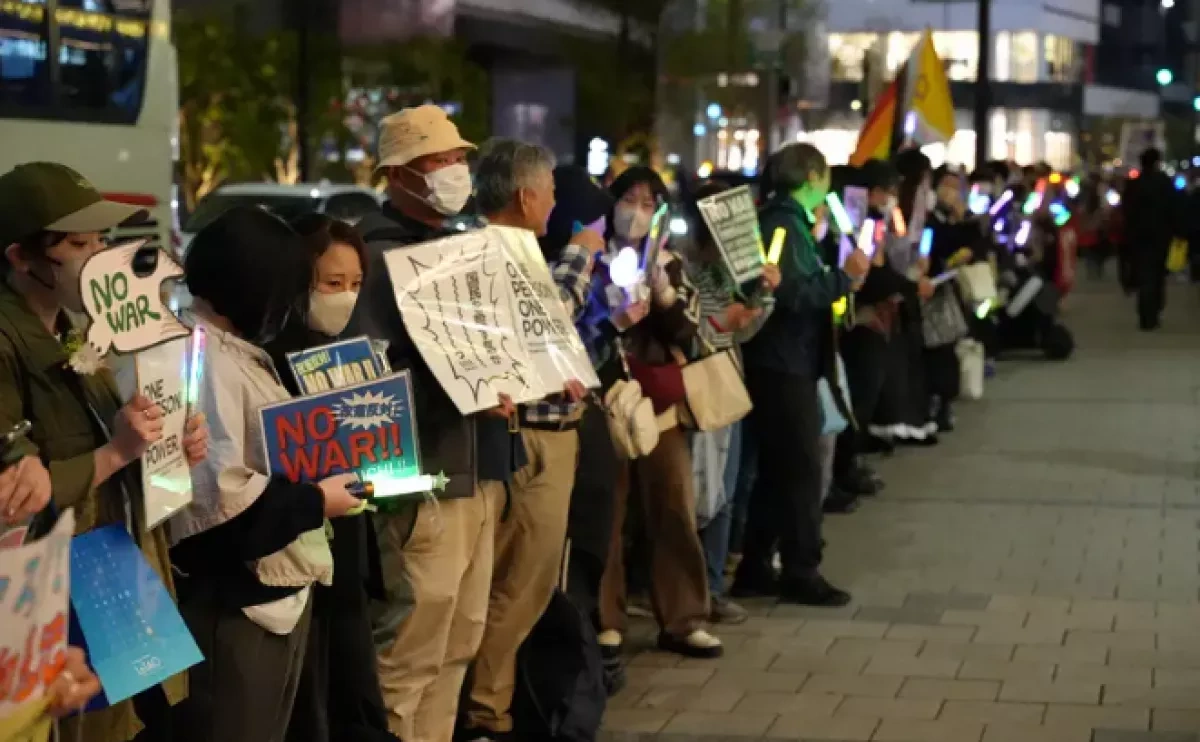 Thousands rally across Japan in nationwide anti-war demonstrations