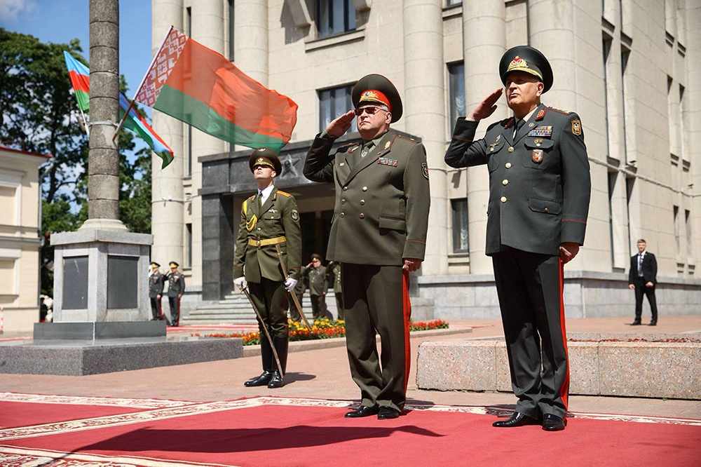 Azerbaijan's Chief of General Staff arrives in Belarus on official visit (PHOTO)