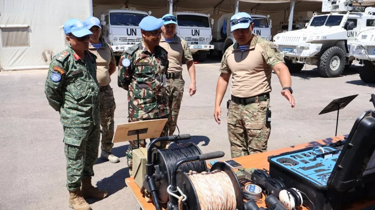 Kazakh peacekeepers conduct over 400 operations on Golan Heights PHOTO