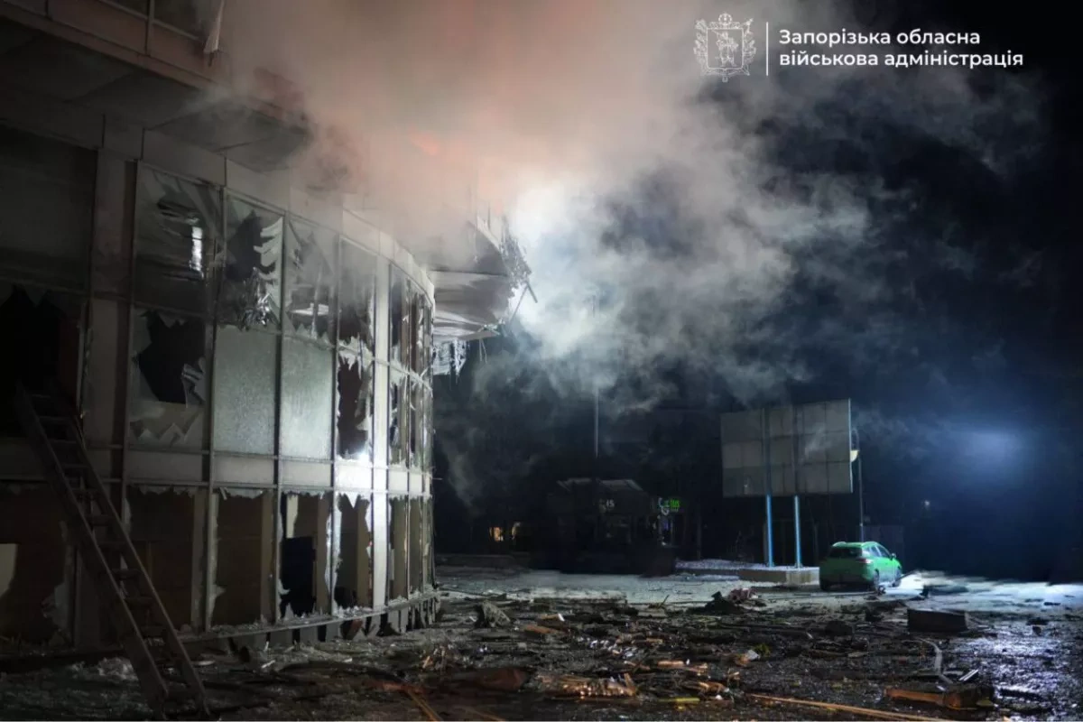 Two injured as hundreds of Russian strikes hit Ukraine’s Zaporizhzhia region PHOTO/VIDEO