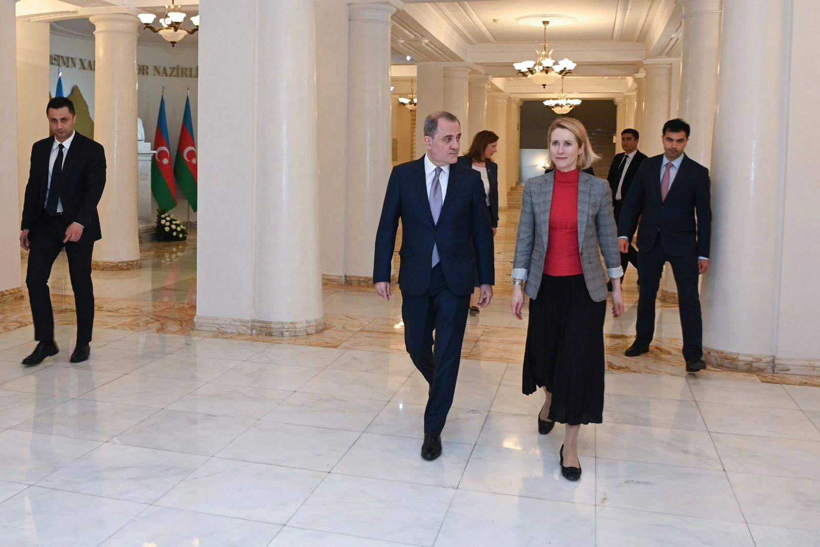 Azerbaijan FM meets EU foreign policy chief in Baku (PHOTO)