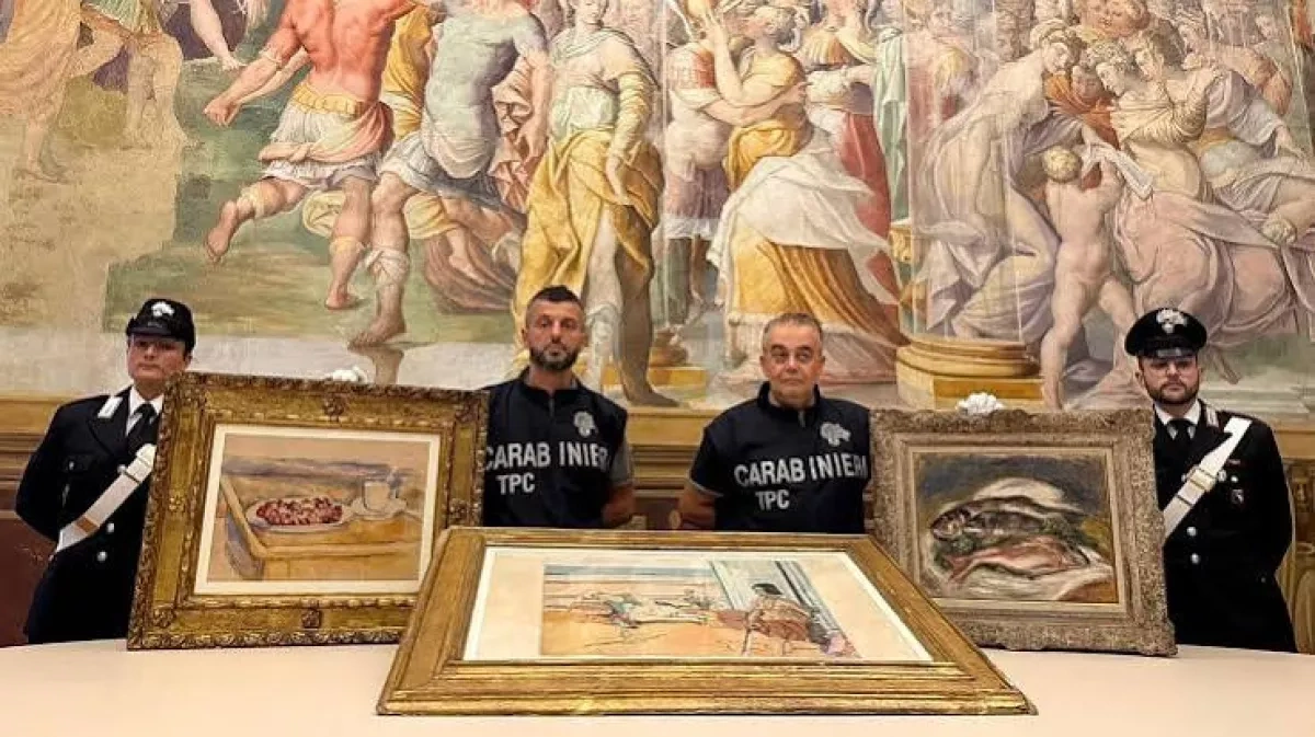 Italy’s elite art police squad recovers millions worth in famed paintings