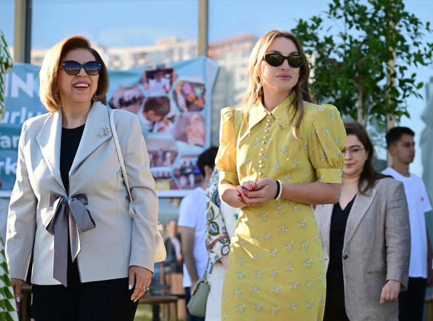 Leyla Aliyeva and Alena Aliyeva attend Charity Festival (PHOTO)