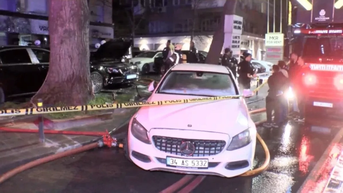 Luxury car inferno: Flames devour Istanbul rental fleet PHOTO