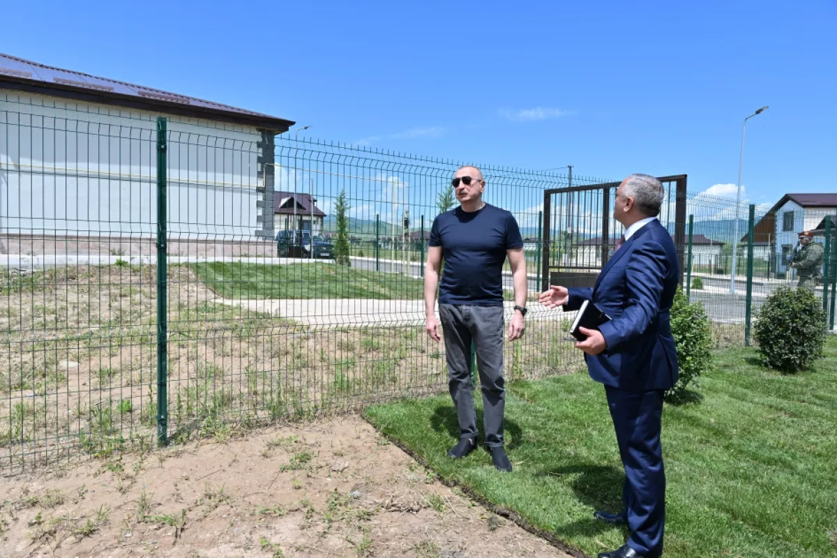 President Aliyev views renovated homes for servicemen in Khojaly PHOTO