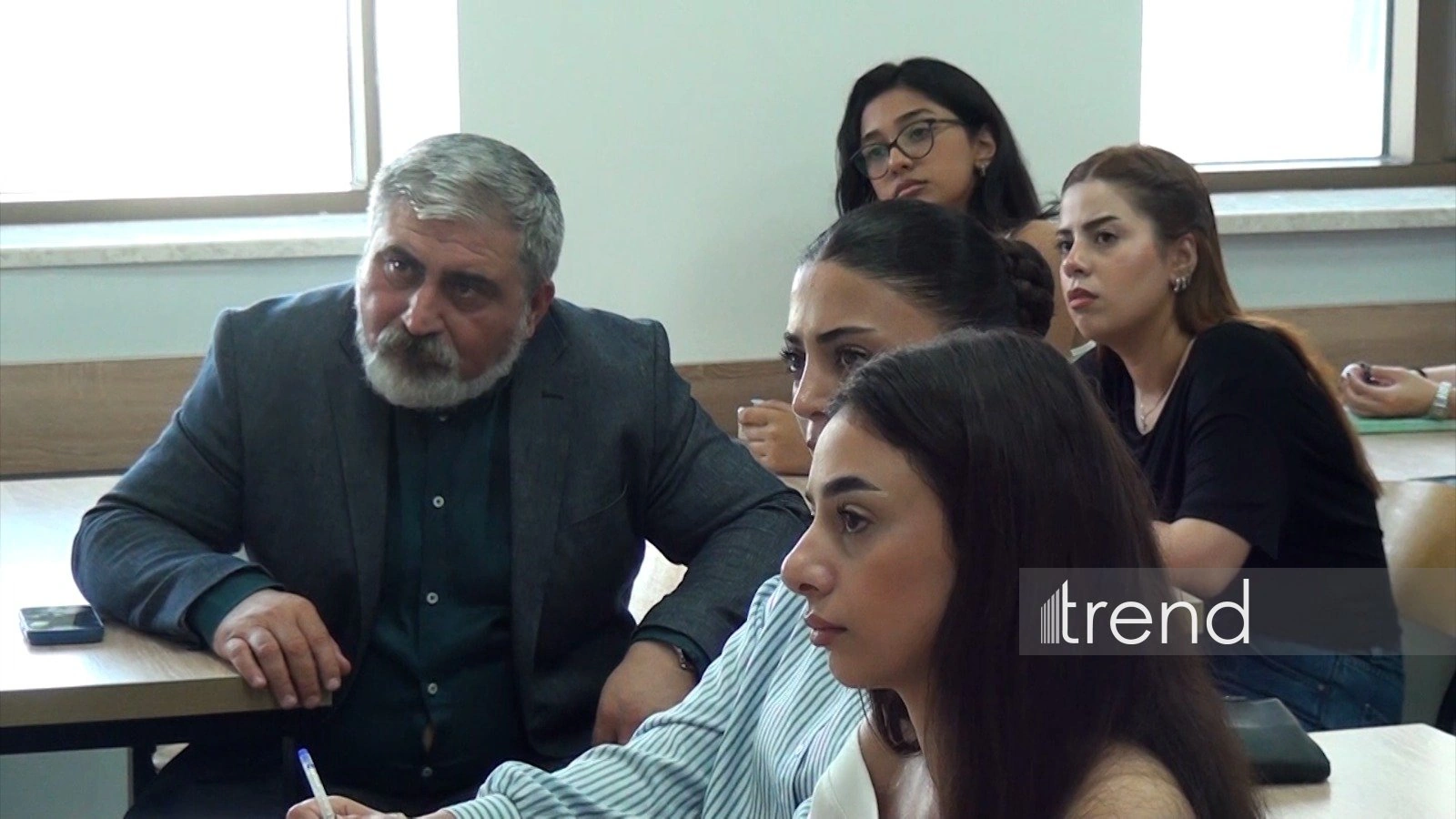 Meeting with Baku State University students held under project on foreign influence and fake news (PHOTO/VIDEO)
