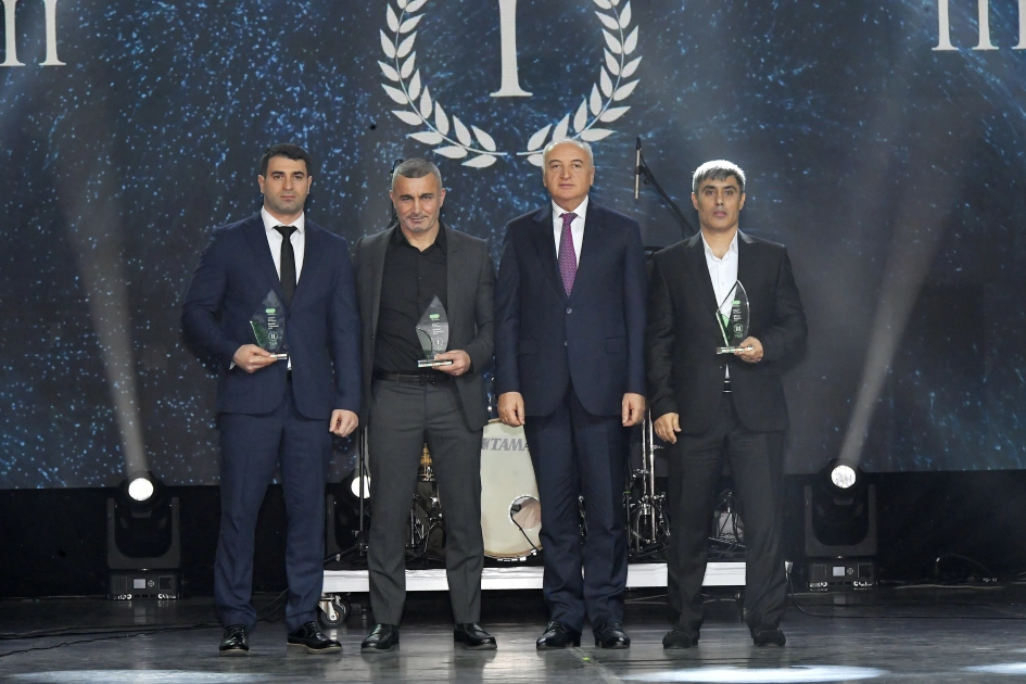 VP of Heydar Aliyev Foundation Leyla Aliyeva and Head of Baku Media Center Arzu Aliyeva attend Gala Ceremony regarding year's sports results