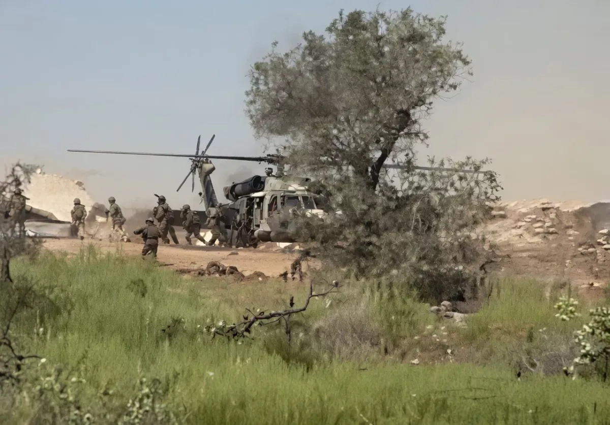 Drone detonates near Israeli evacuation helicopter in southern Lebanon VIDEO