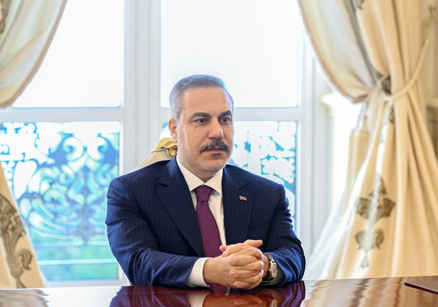 President Ilham Aliyev receives Turkish Foreign Minister (PHOTO)