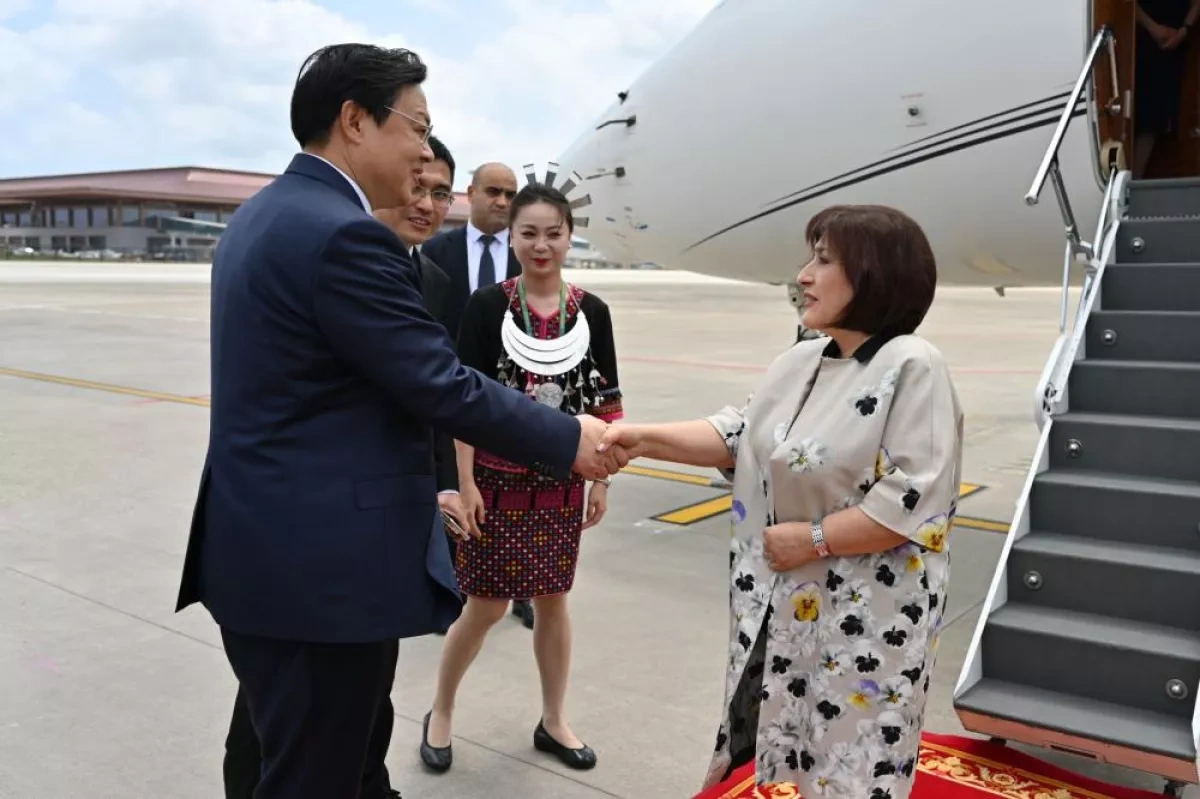 Speaker of Azerbaijan’s parliament arrives in China for Boao Forum PHOTO