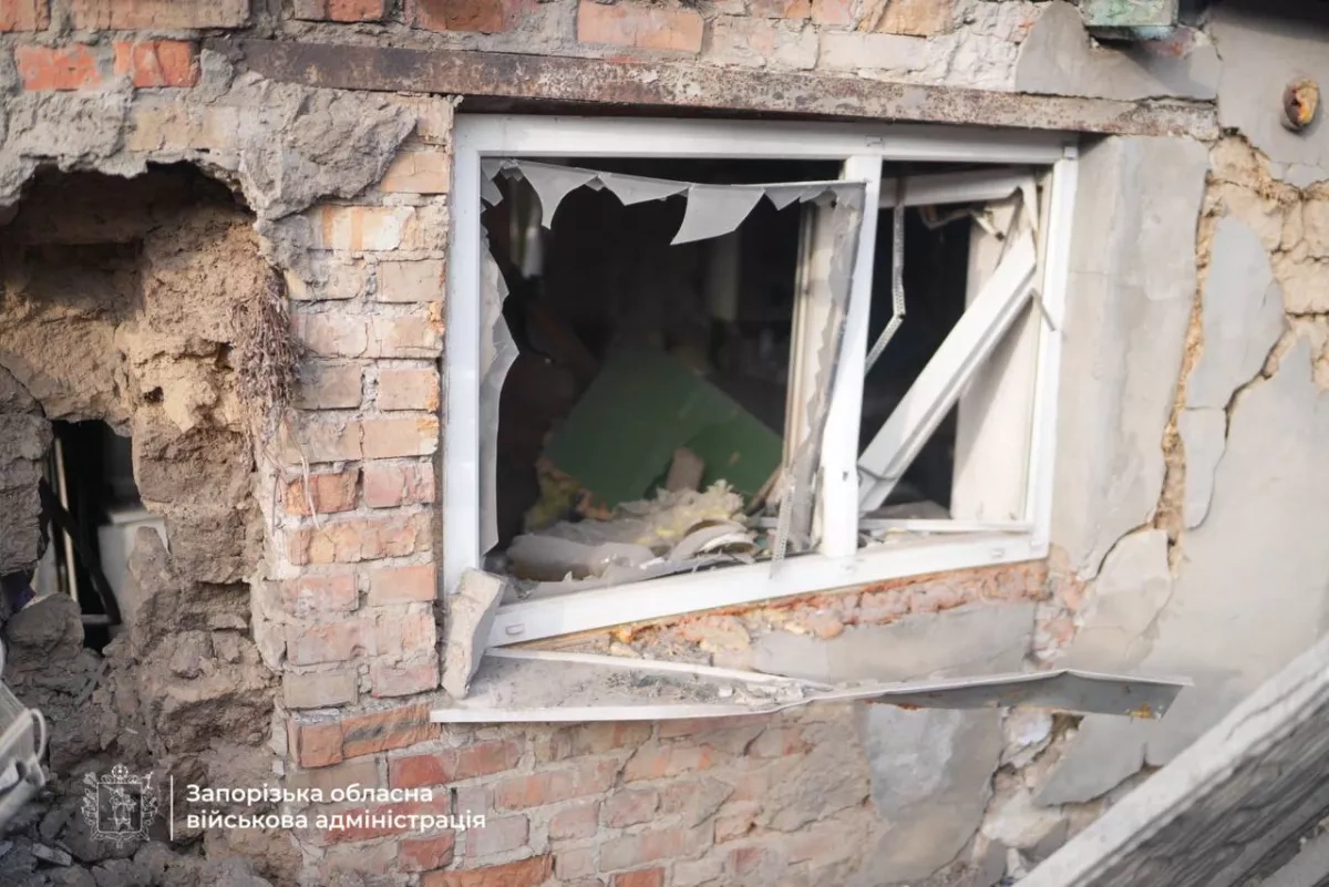 Homes damaged and residents wounded in Russian attack on Zaporizhzhia photo / video