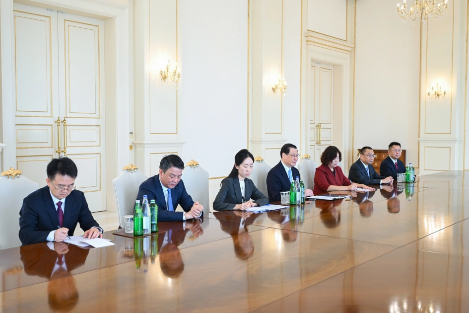 President Ilham Aliyev receives delegation led by Prosecutor General of Supreme People's Procuratorate of China (PHOTO)