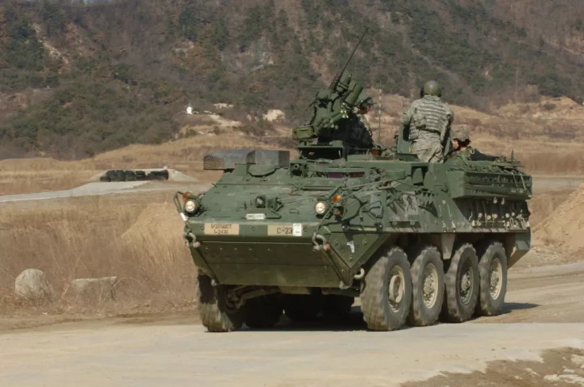 Thailand receives Stryker armoured vehicles from US PHOTO