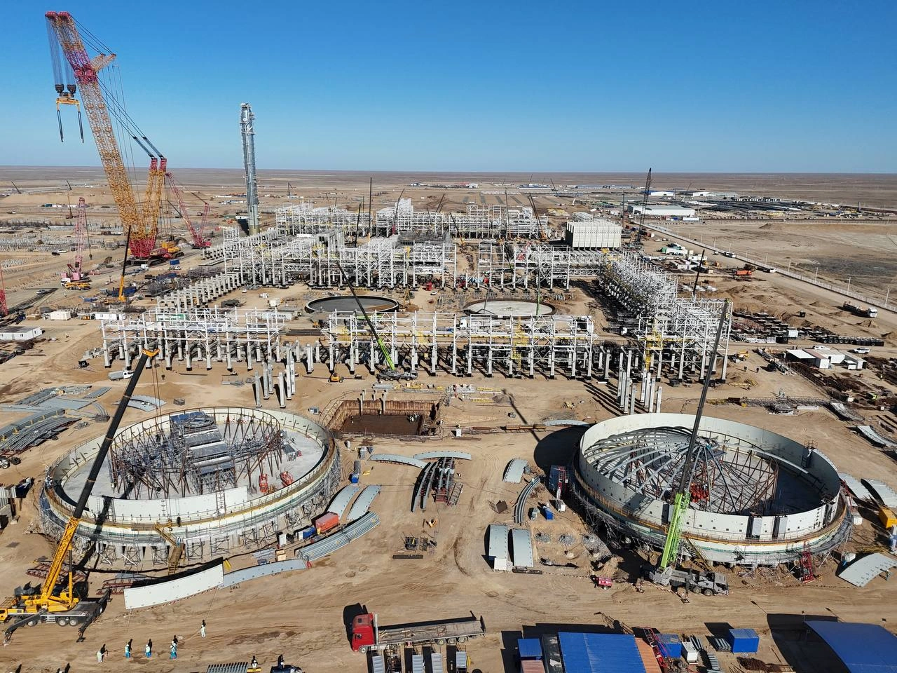 Kazakhstan’s Silleno polyethylene plant construction progress exceeds 39%