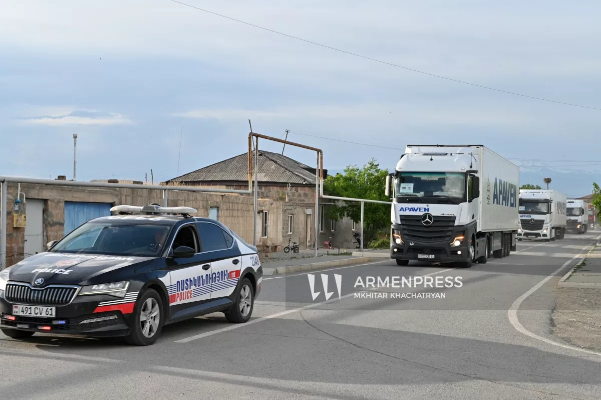 Armenia’s 80-tonne aid convoy heads to Lebanon via Türkiye PHOTO