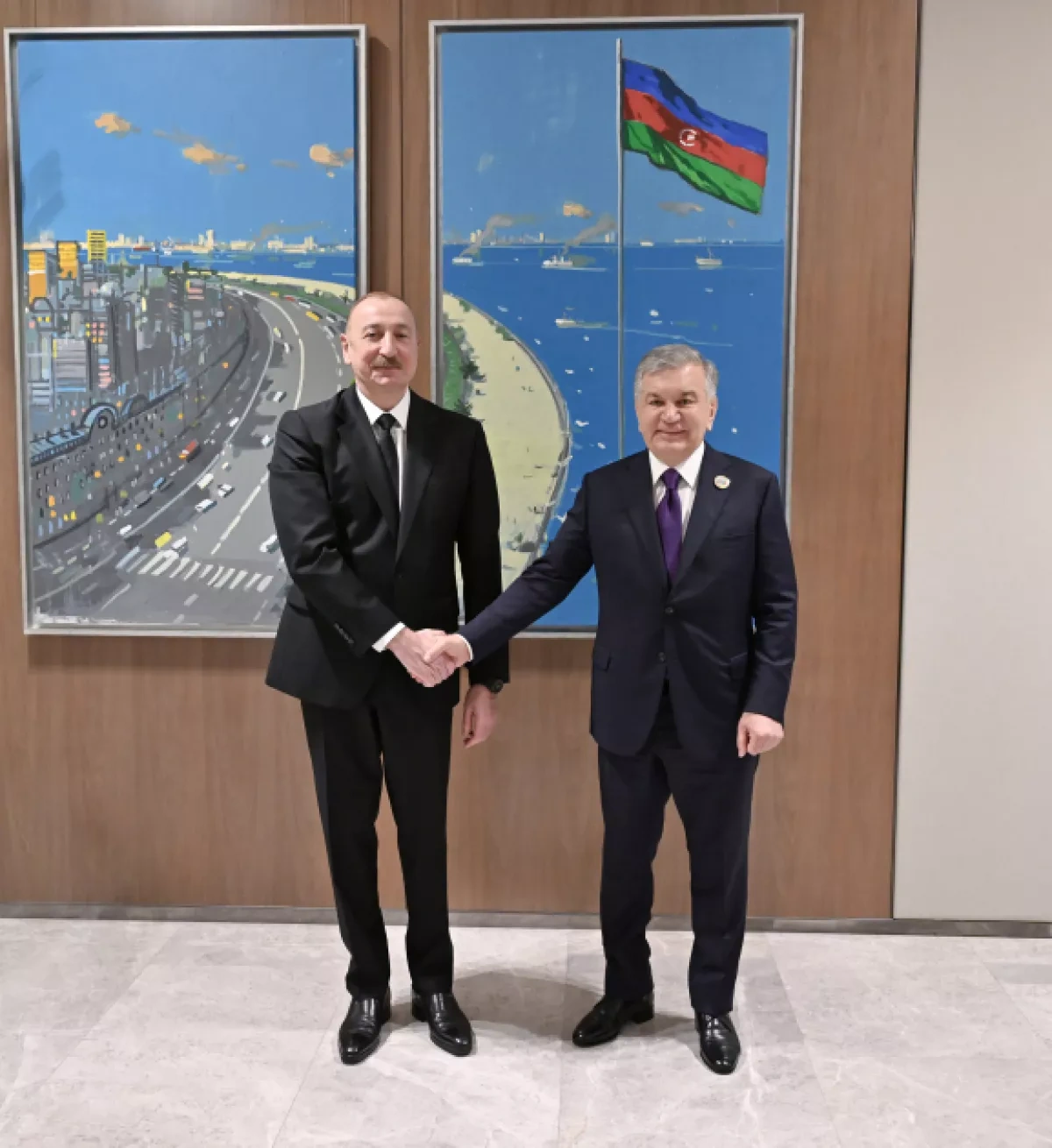 Azerbaijani president holds talks with Uzbek counterpart PHOTO