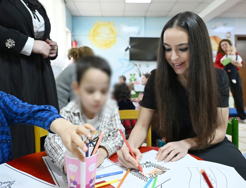 Leyla Aliyeva visits “Hannah and Rozafa” orphanage and “Mother Teresa” University Hospital Center in Tirana (PHOTO)