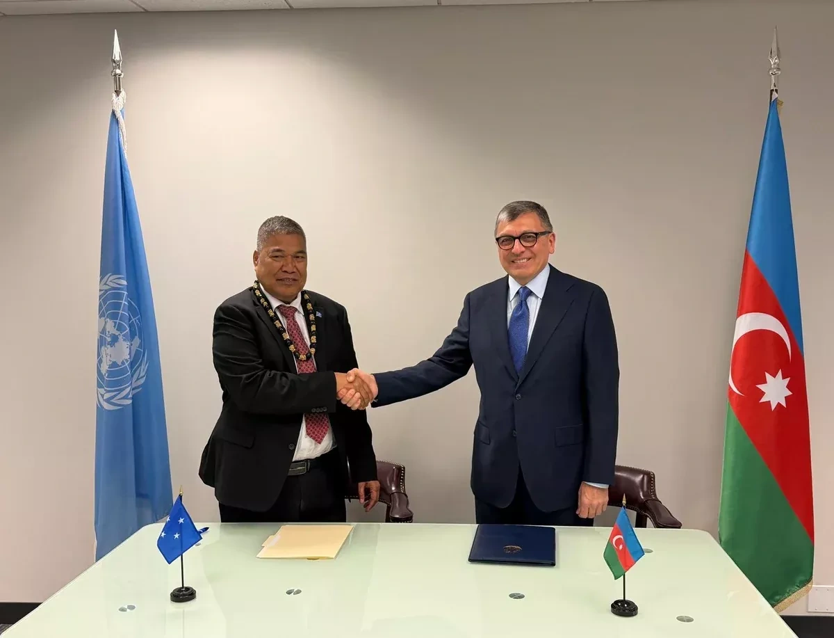 Azerbaijan, Micronesia establish diplomatic relations at UN
