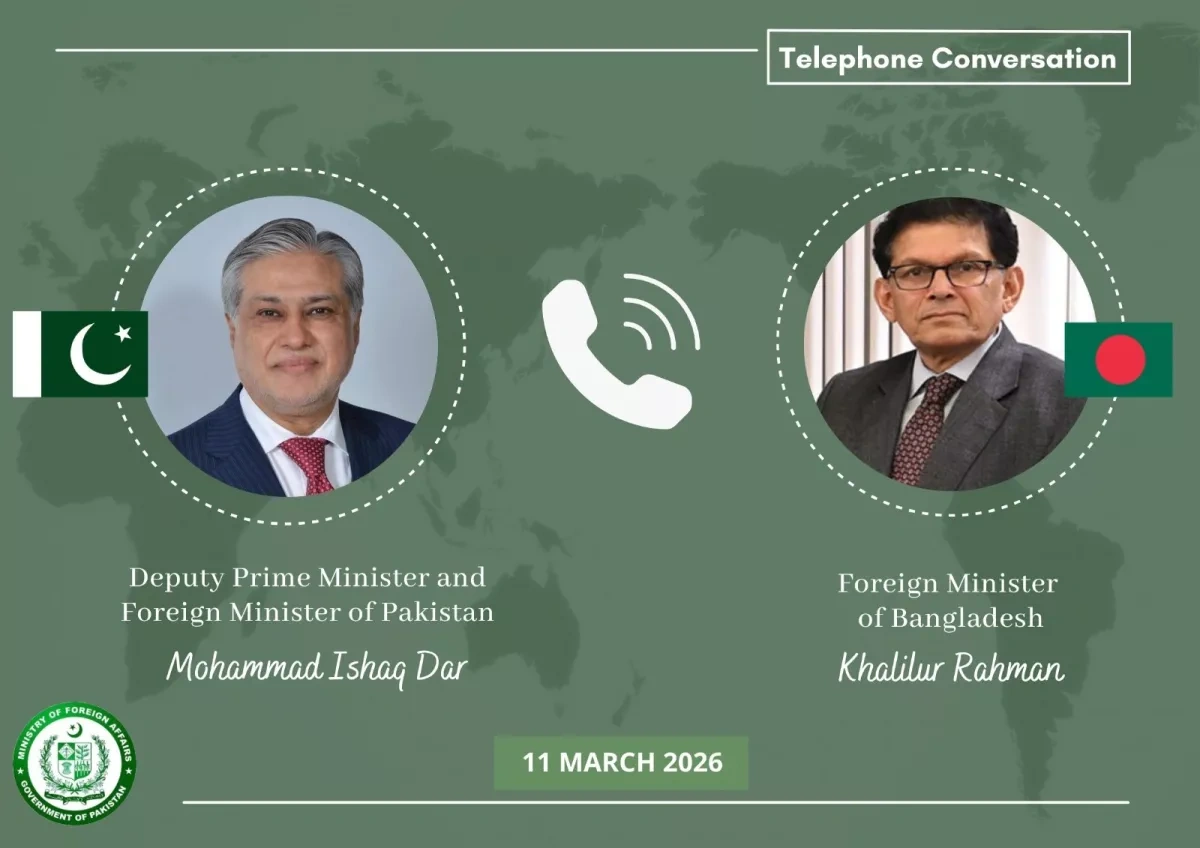 Pakistan, Bangladesh FMs discuss Middle East tensions in phone call