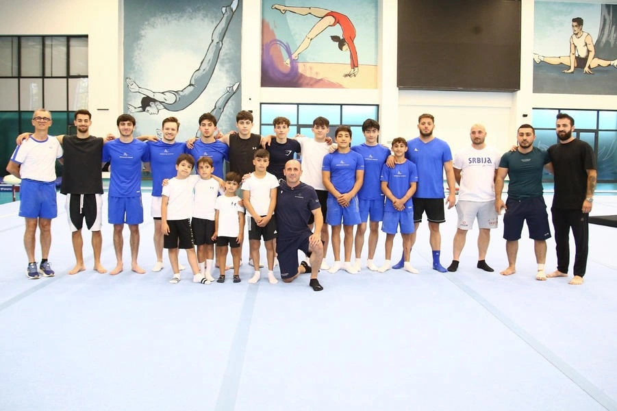 Olympic medalist Matteo Morandi holds master class for Azerbaijani gymnasts (PHOTO)
