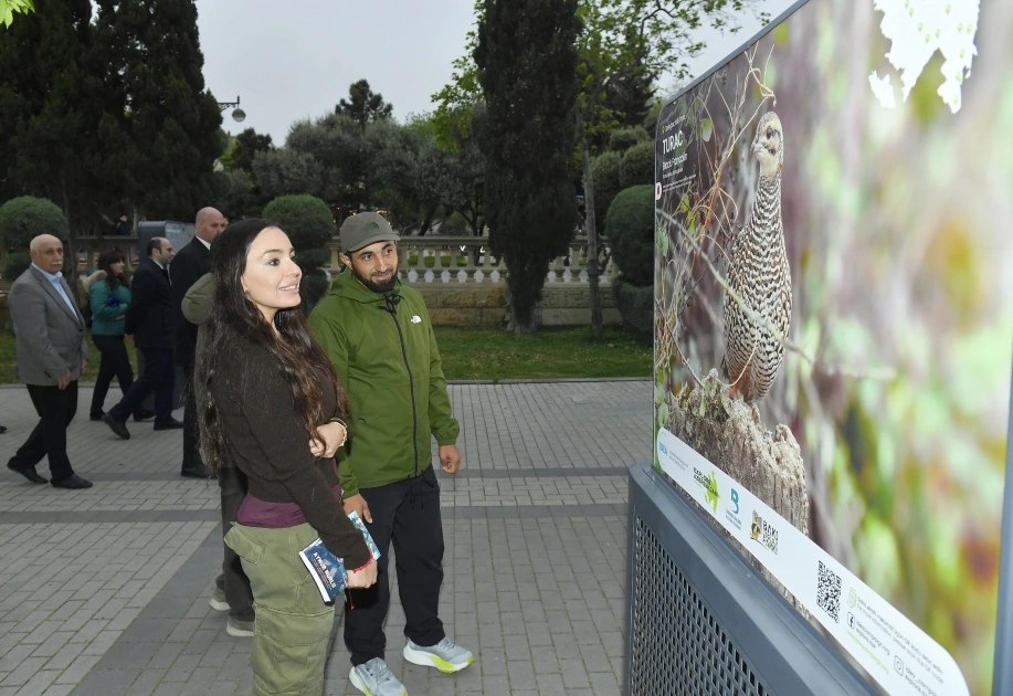 Leyla Aliyeva attends opening of exhibition titled “In the footsteps of Azerbaijan’s nature” (PHOTO)