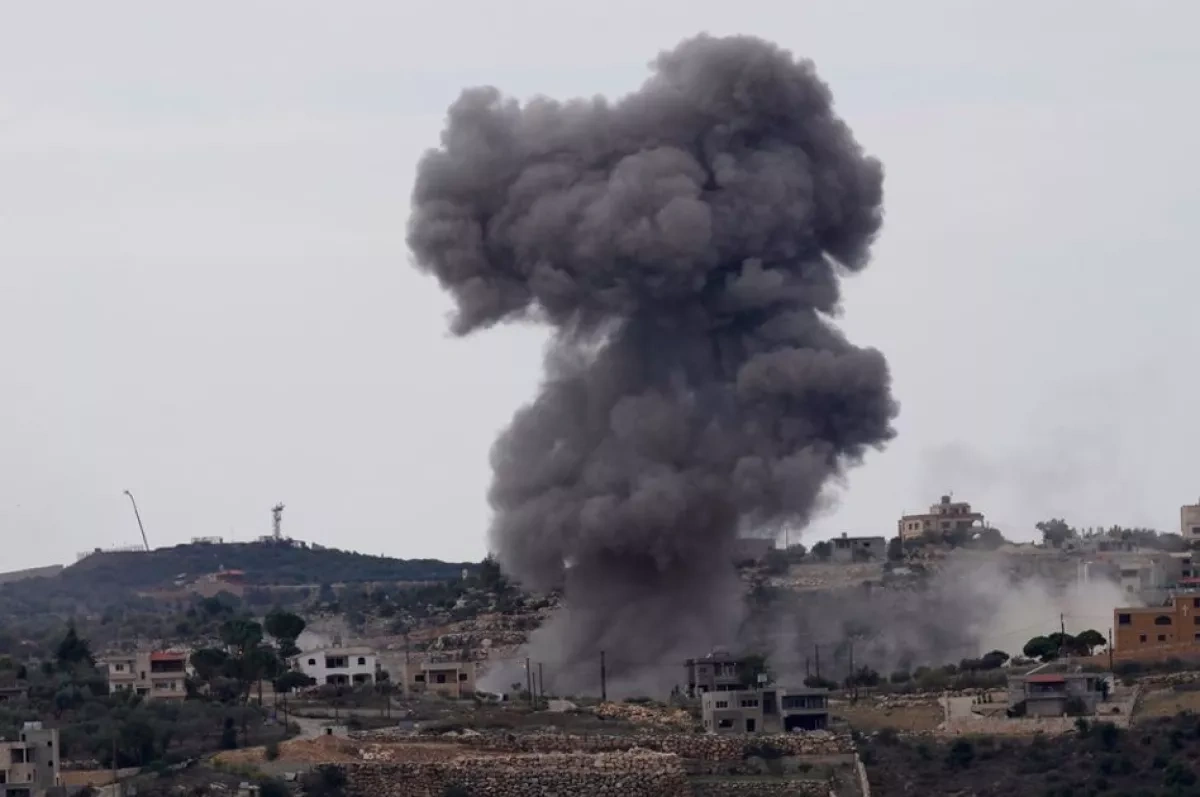 IDF strikes ready-to-launch rocket system in southern Lebanon VIDEO