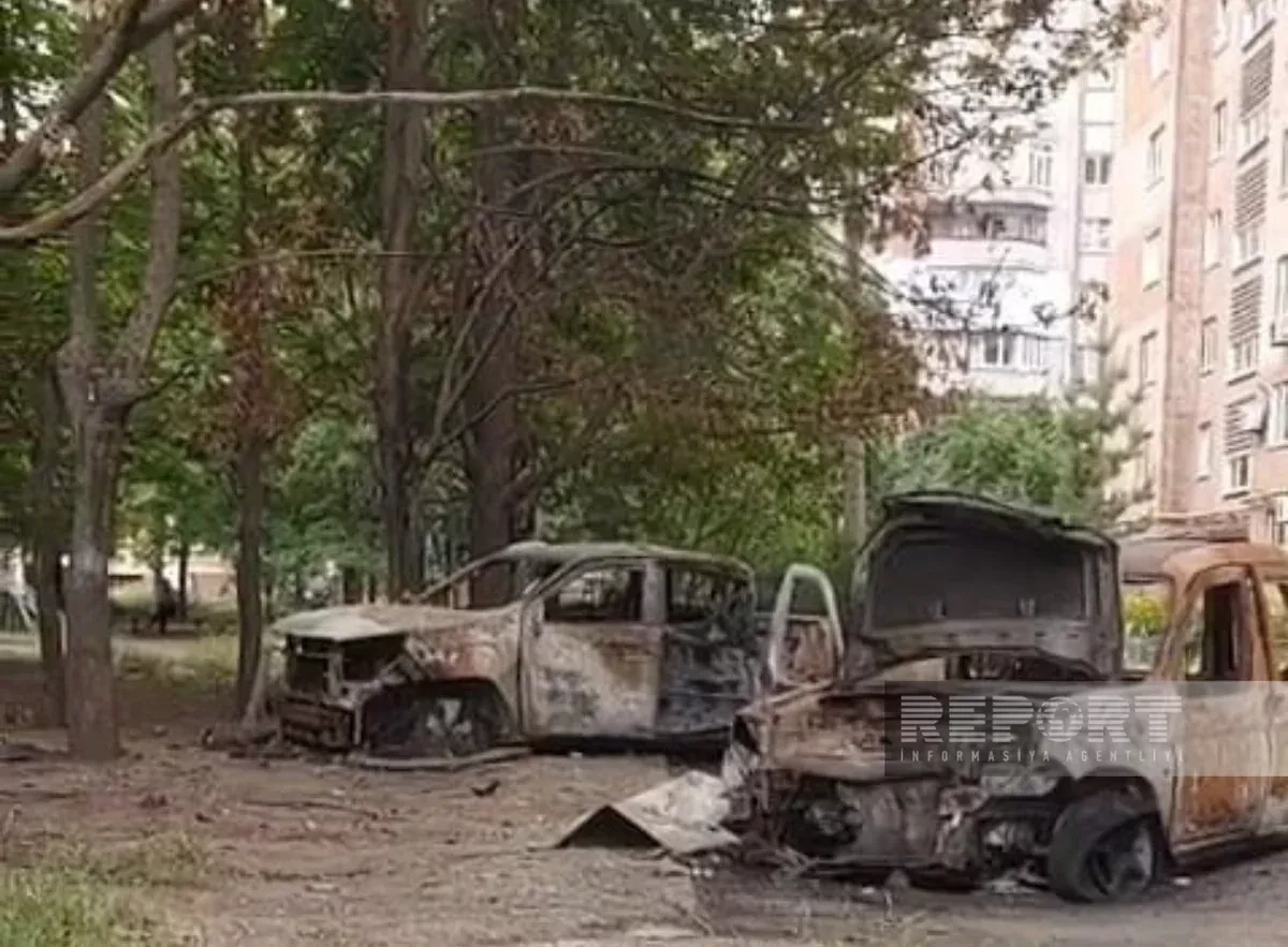 Russian missile strike damages Azerbaijani community property in Kramatorsk PHOTO
