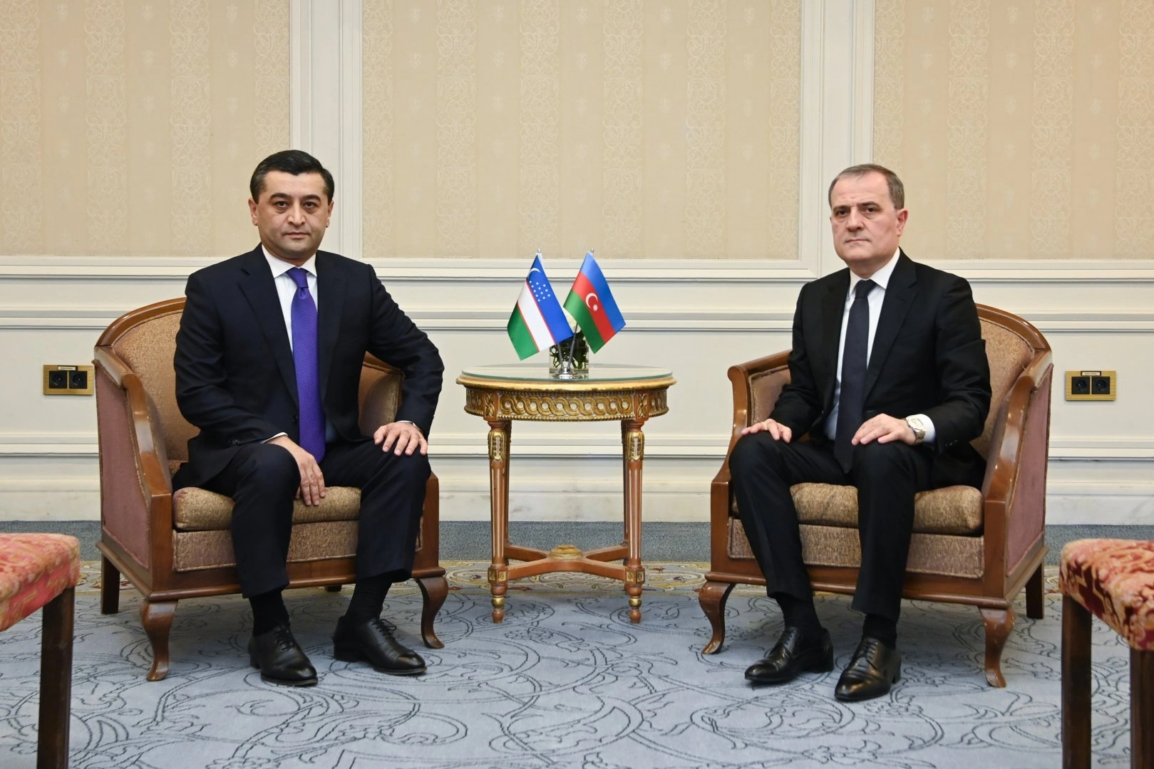 Azerbaijani and Uzbek FMs debate Middle East escalation (PHOTO)