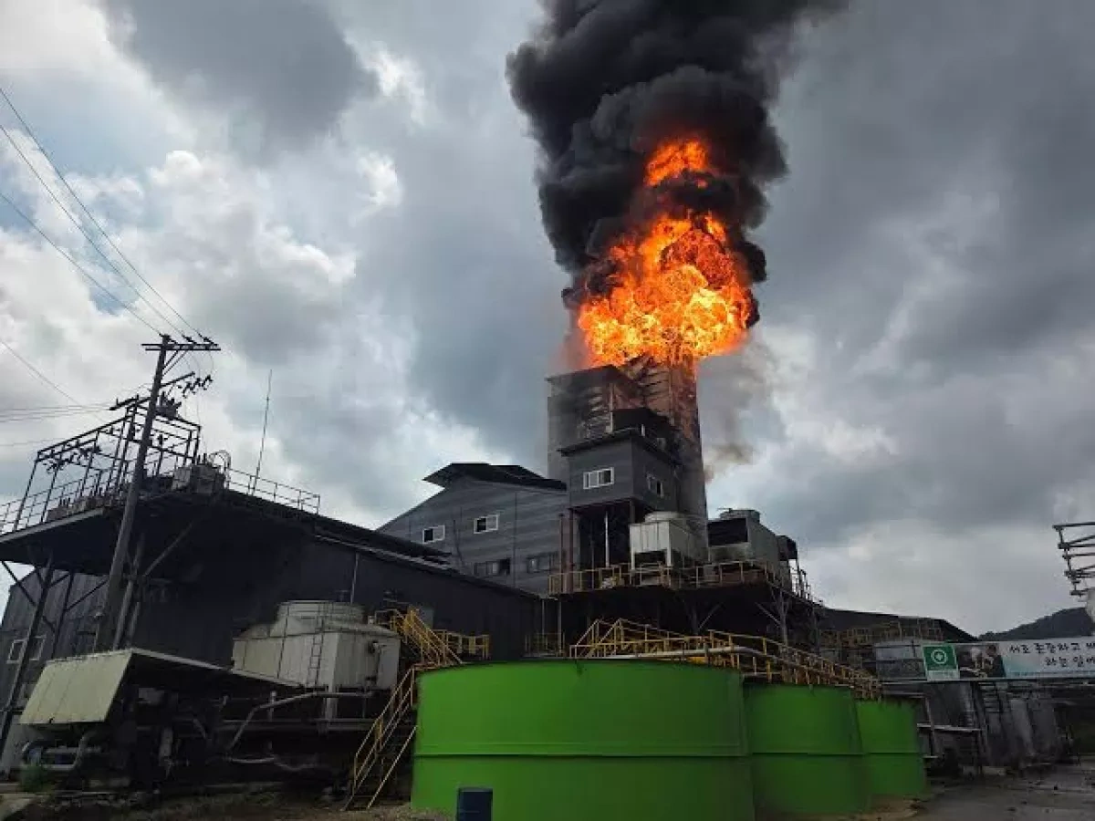 Three dead after explosion triggers factory fire in South Korea