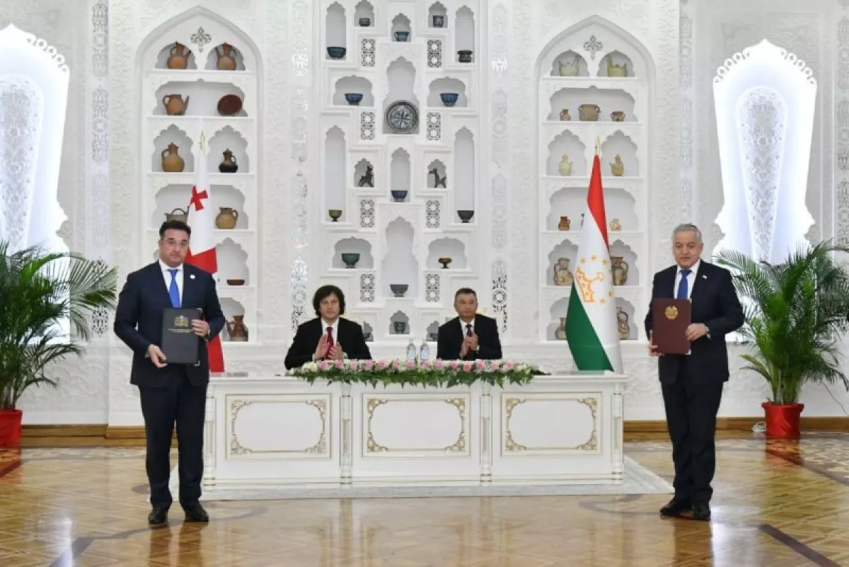 Georgia, Tajikistan sign series of cooperation agreements PHOTO