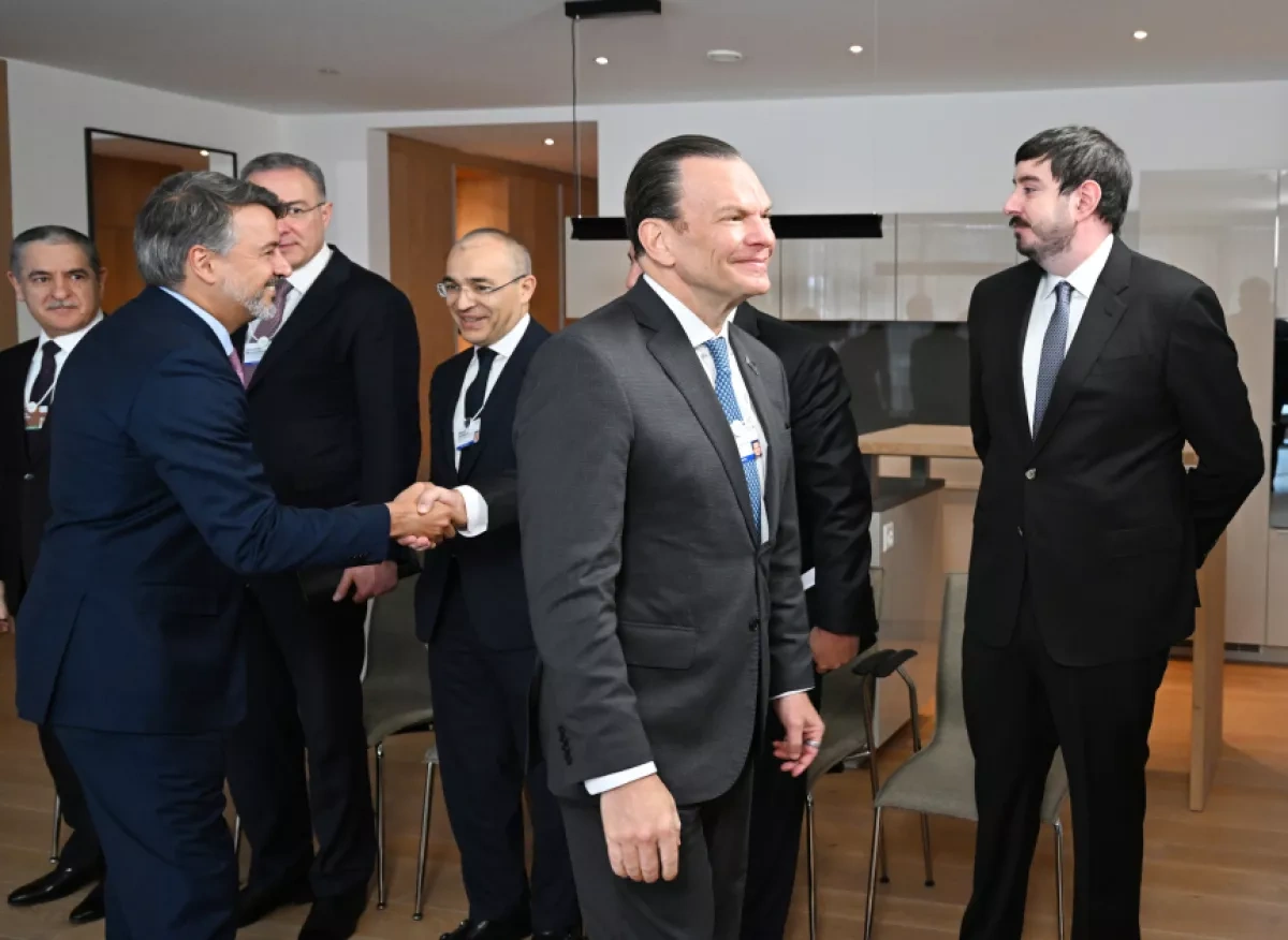 Azerbaijani president meets BTG Pactual chair at Davos to discuss investment cooperation PHOTO