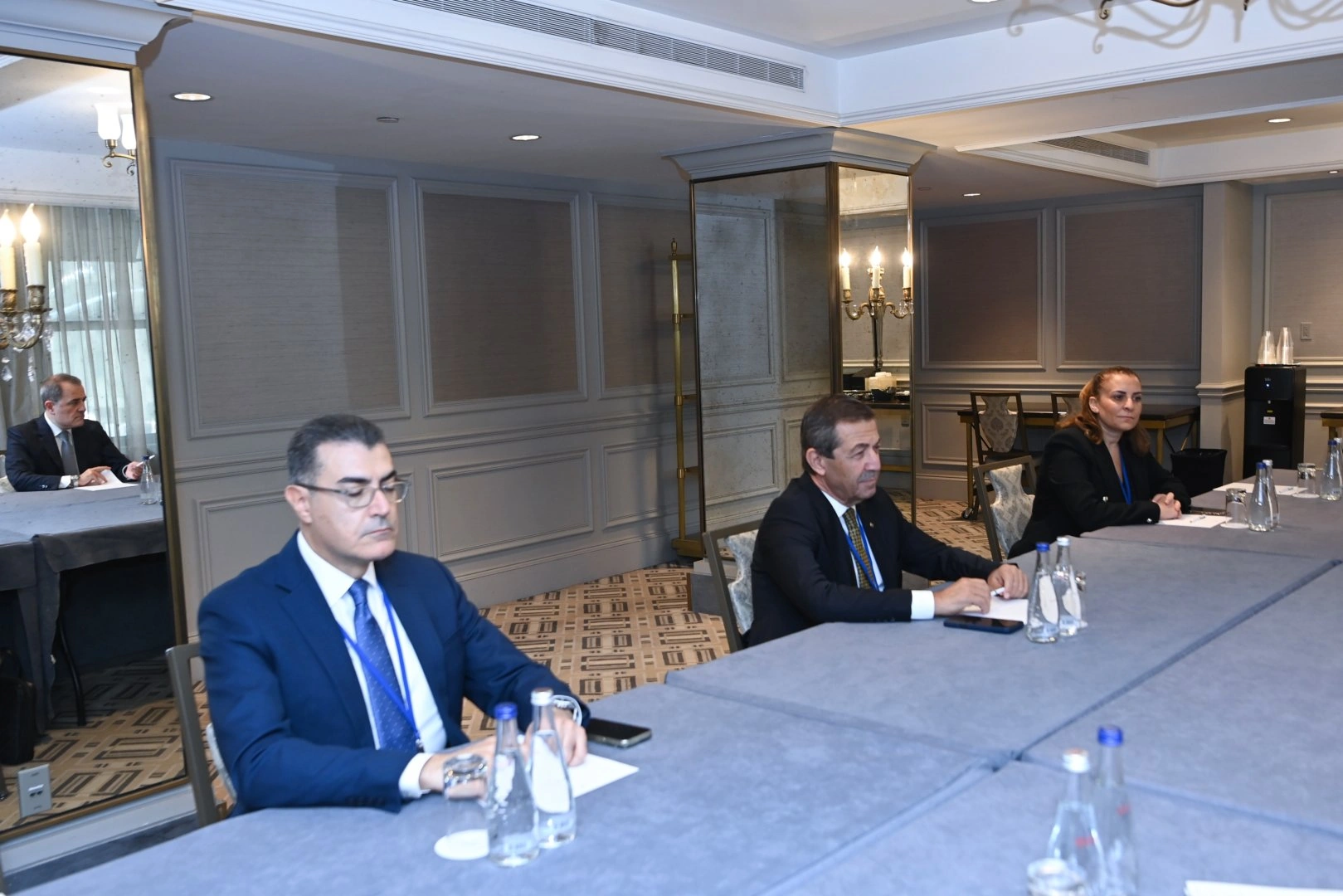 Azerbaijan, Northern Cyprus foreign ministers discuss regional issues (PHOTO)