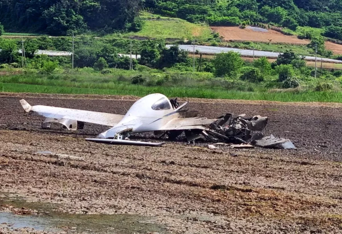 Two seriously injured in light aircraft crash in South Korea’s Haenam