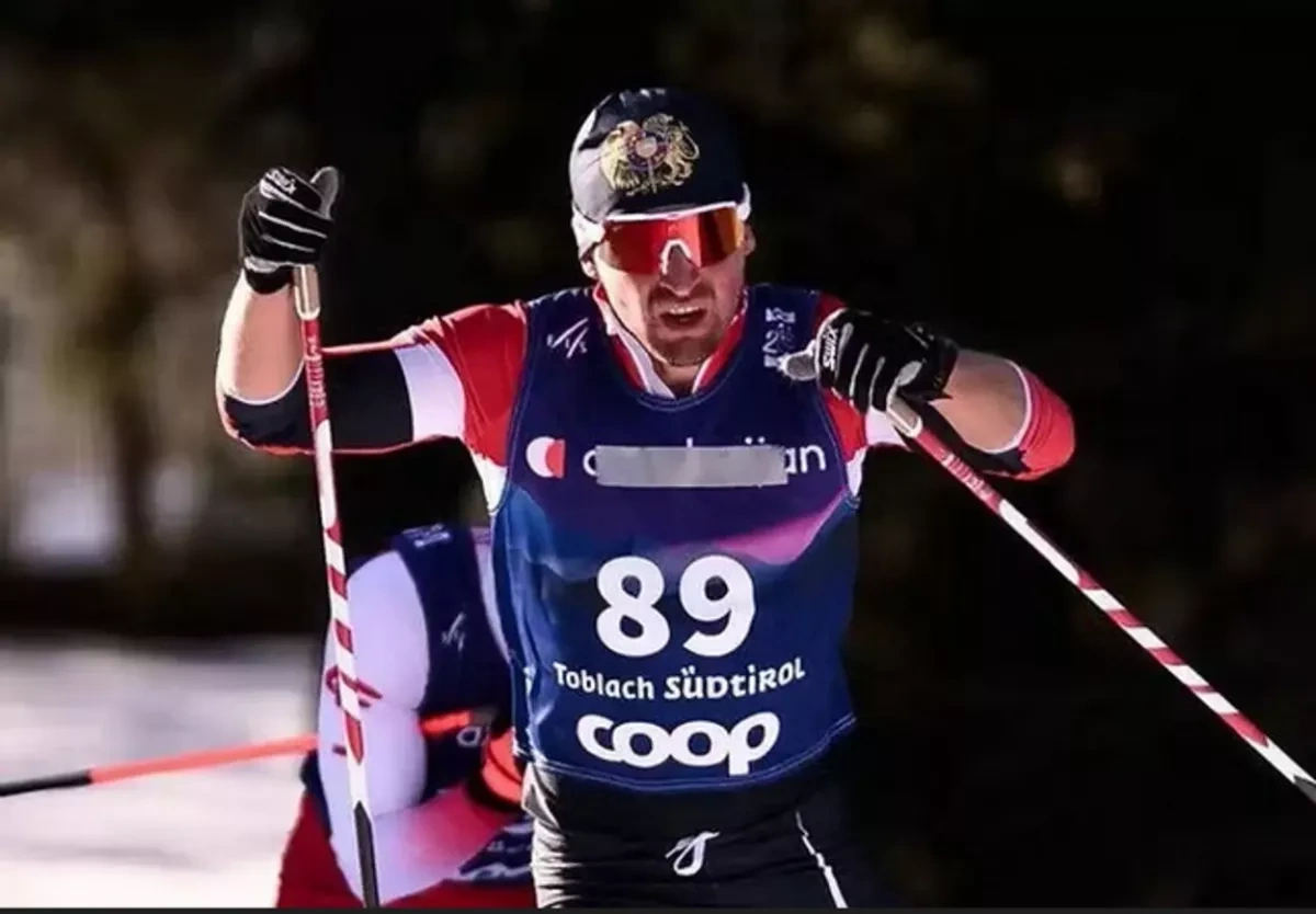 Armenian skier fined after covering "Azerbaijan" on race suit