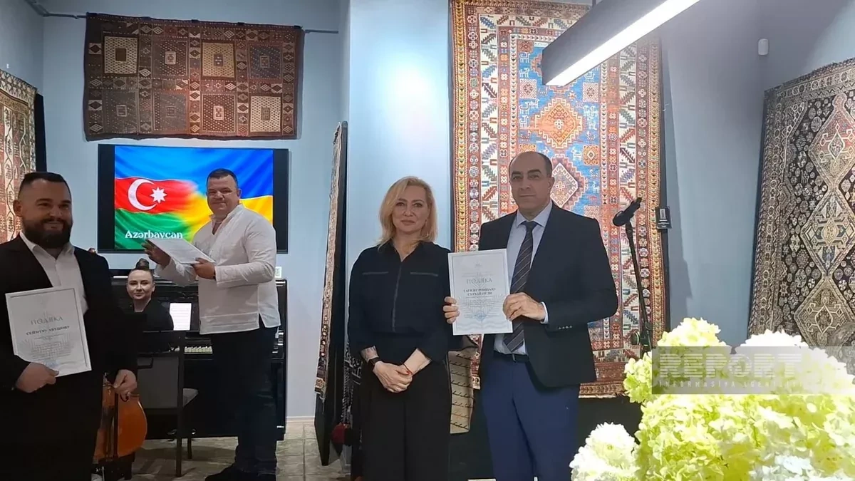 Exhibition of Azerbaijani carpets opens in Ukraine's Irpin PHOTO