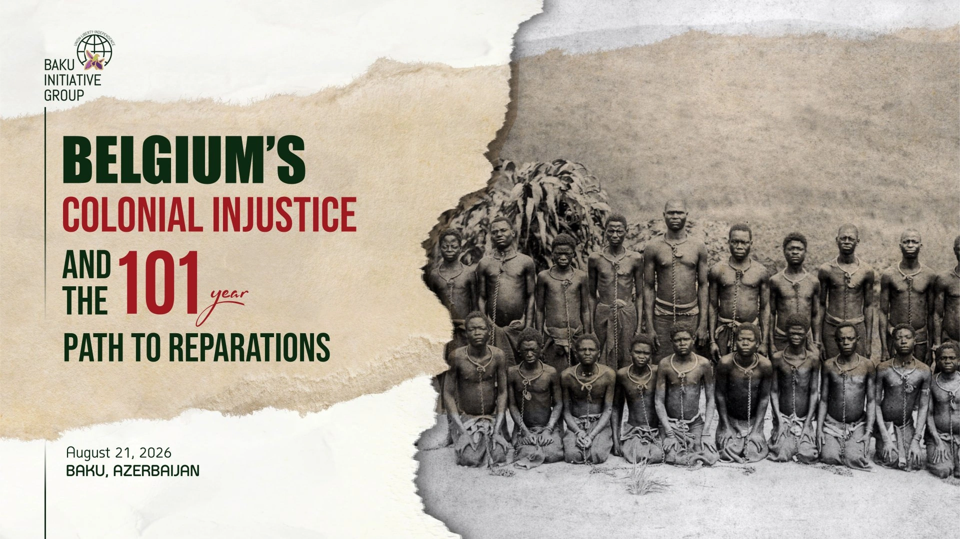 Baku to host Int'l conference on 'Belgium's colonial injustice and 101-year path to reparations'