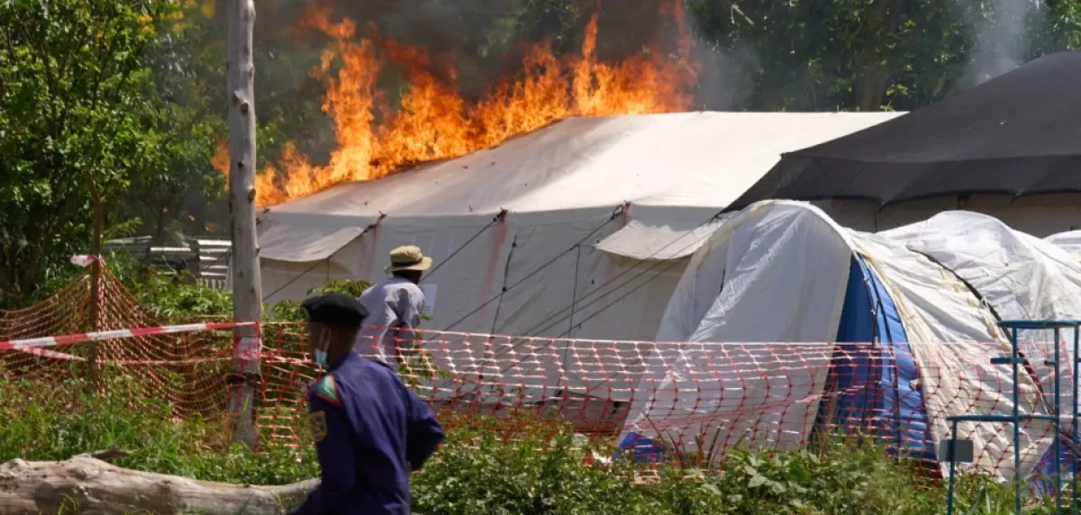Ebola treatment centre set ablaze in Congo amid outbreak