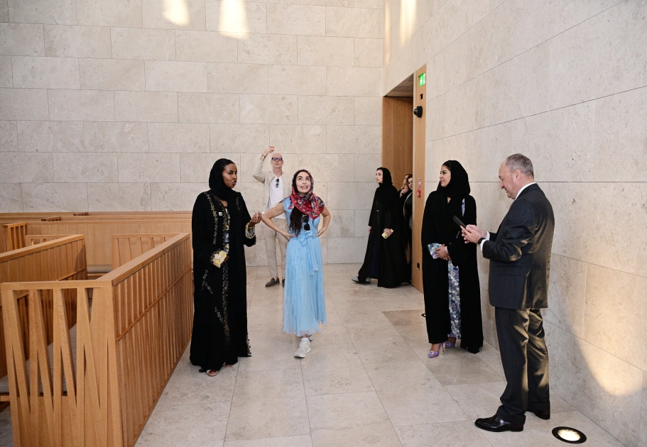Heydar Aliyev Foundation VP Leyla Aliyeva visits Louvre Abu Dhabi Museum and Abrahamic Family House (PHOTO)