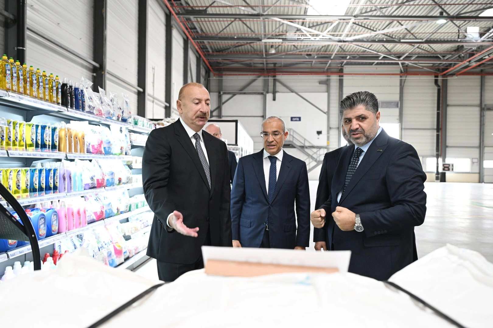 President Ilham Aliyev attends opening of paper and hygiene products manufacturing facility in Garadagh district (PHOTO)