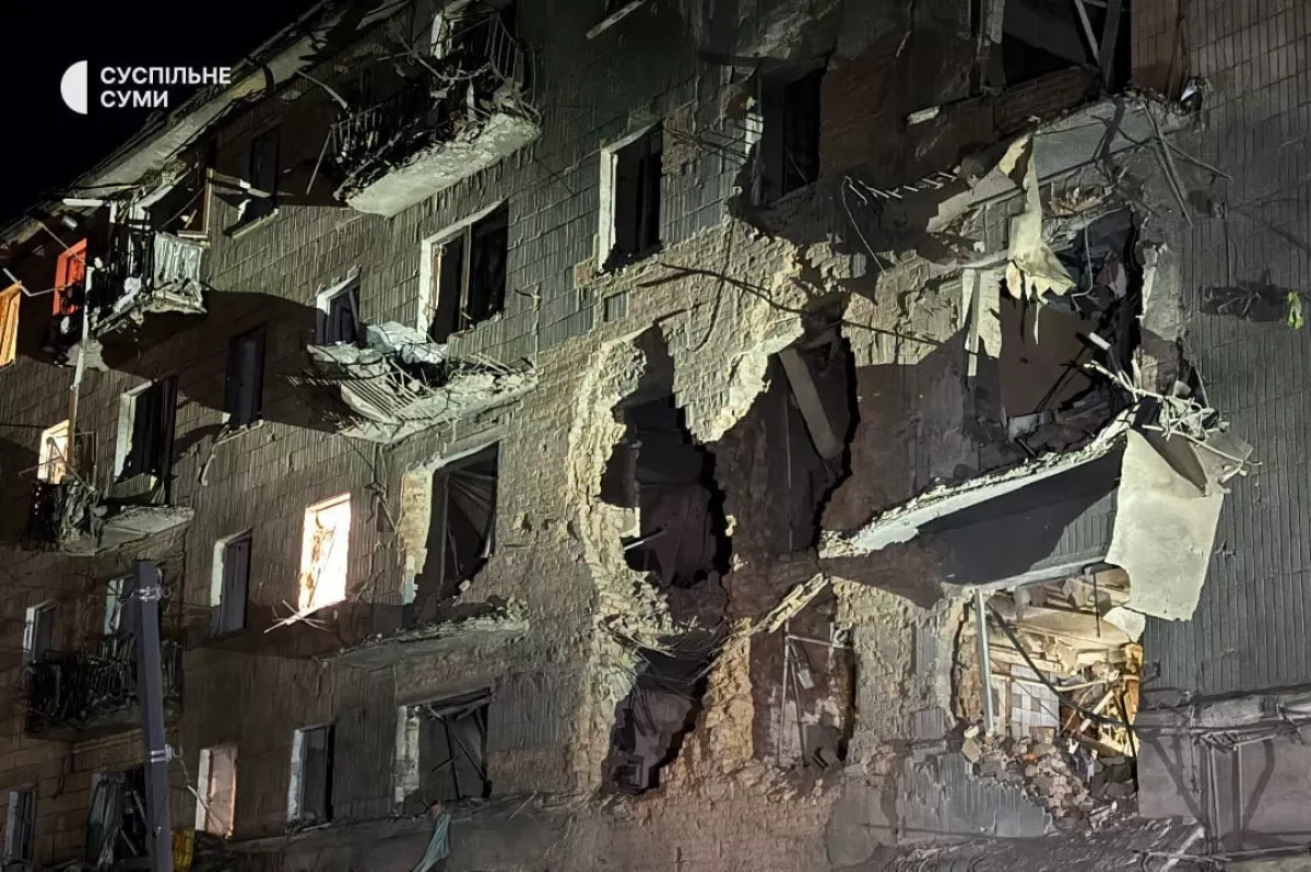 Russian airstrike on Ukraine's Sumy kills four, including child, injures 27 PHOTO