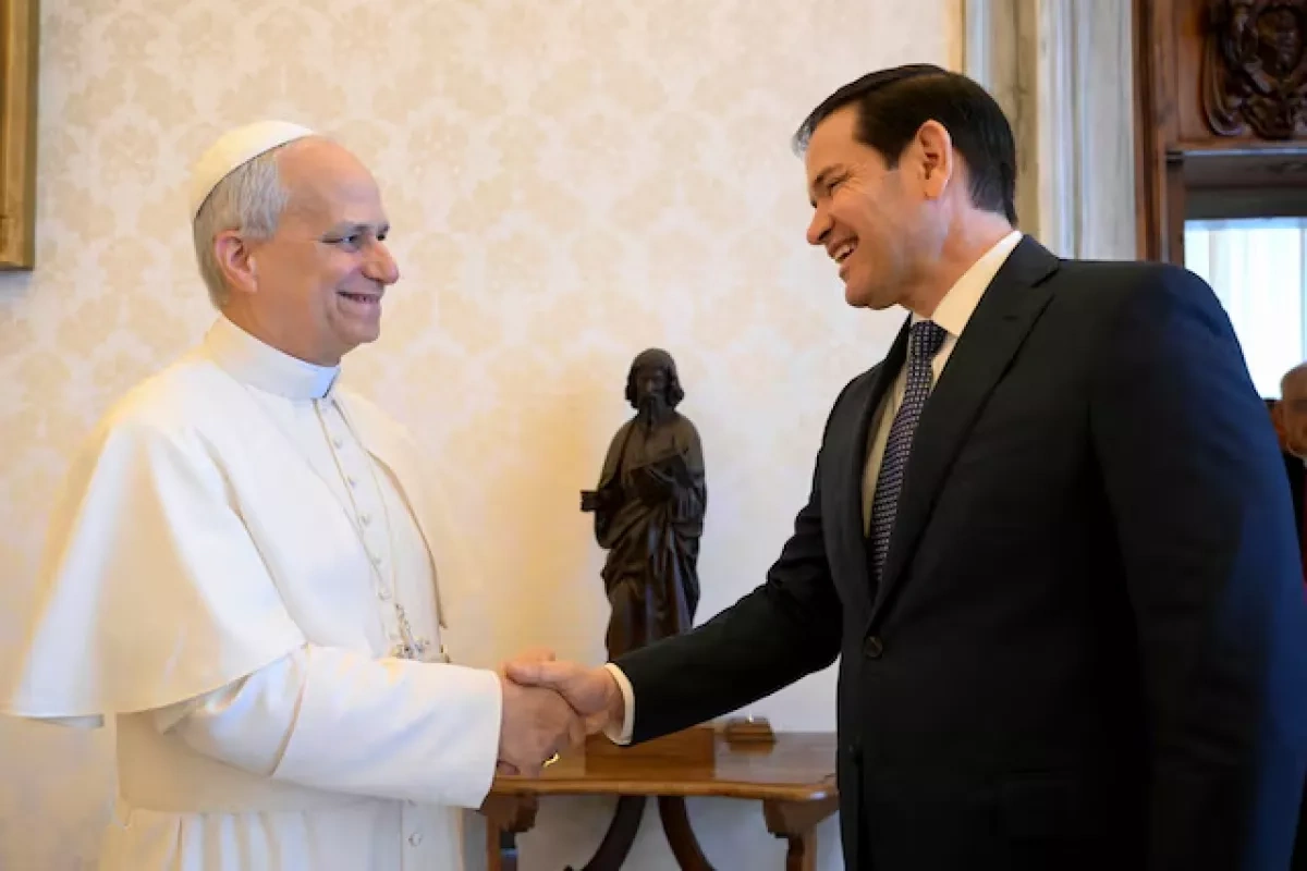 Media: Rubio visit aims to ease differences with Pope Leo XIV