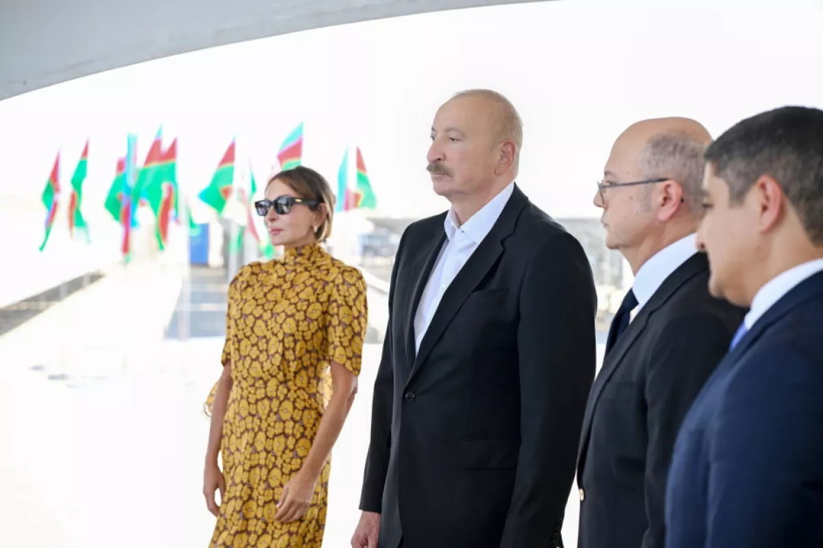 Azerbaijani president inspects “Shams 1”, “Garbi Ufug” solar plants in Nakhchivan PHOTO