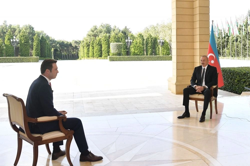 Chronicles of Victory: President Ilham Aliyev interviewed by Turkish Haber Global TV channel on October 12, 2020 (PHOTO/VIDEO)