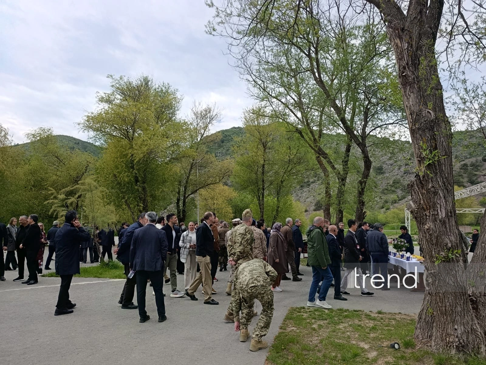 Diplomatic corps representatives arrive in Lachin district (PHOTO)