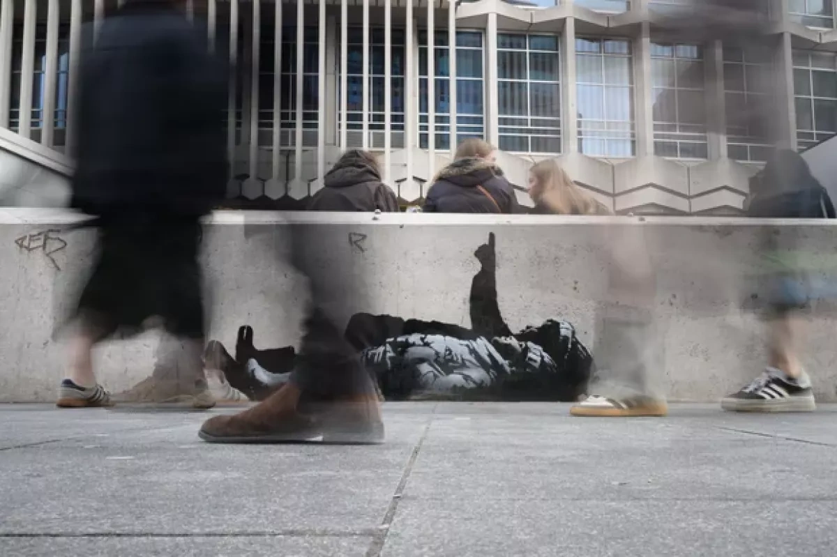 Elusive artist Banksy reveals latest mural in UK capital