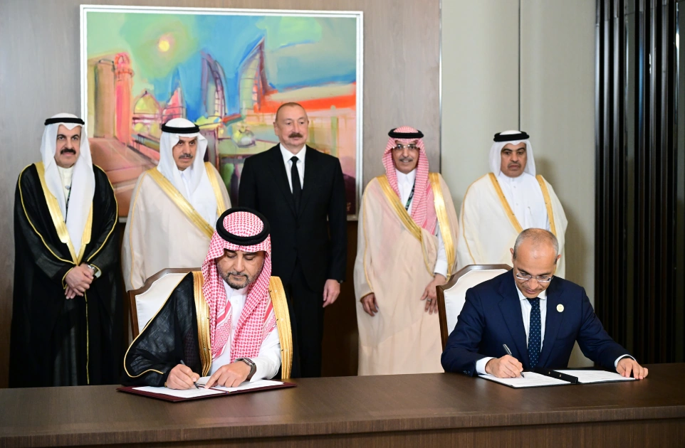 President Ilham Aliyev receives delegation of leaders of member organizations of Arab Coordination Group (PHOTO)