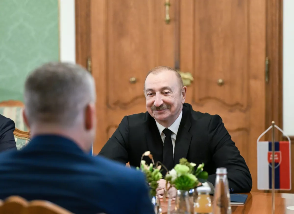Azerbaijani, Slovak presidents hold expanded meeting in Bratislava PHOTO