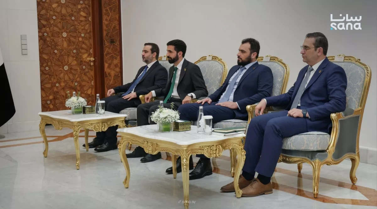 Syrian president holds talks with senior UN officials on aid coordination Photo
