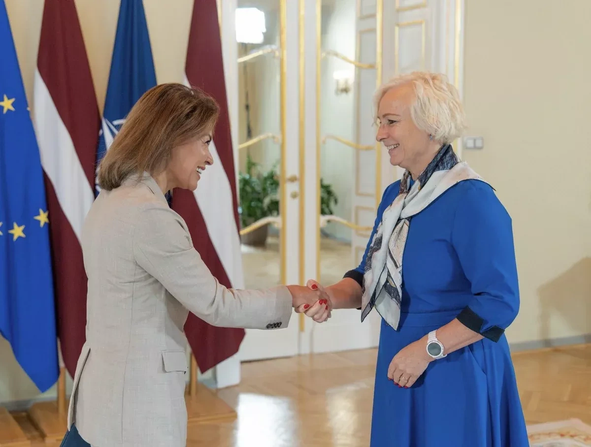 Azerbaijani envoy, Latvian speaker discuss developing ties