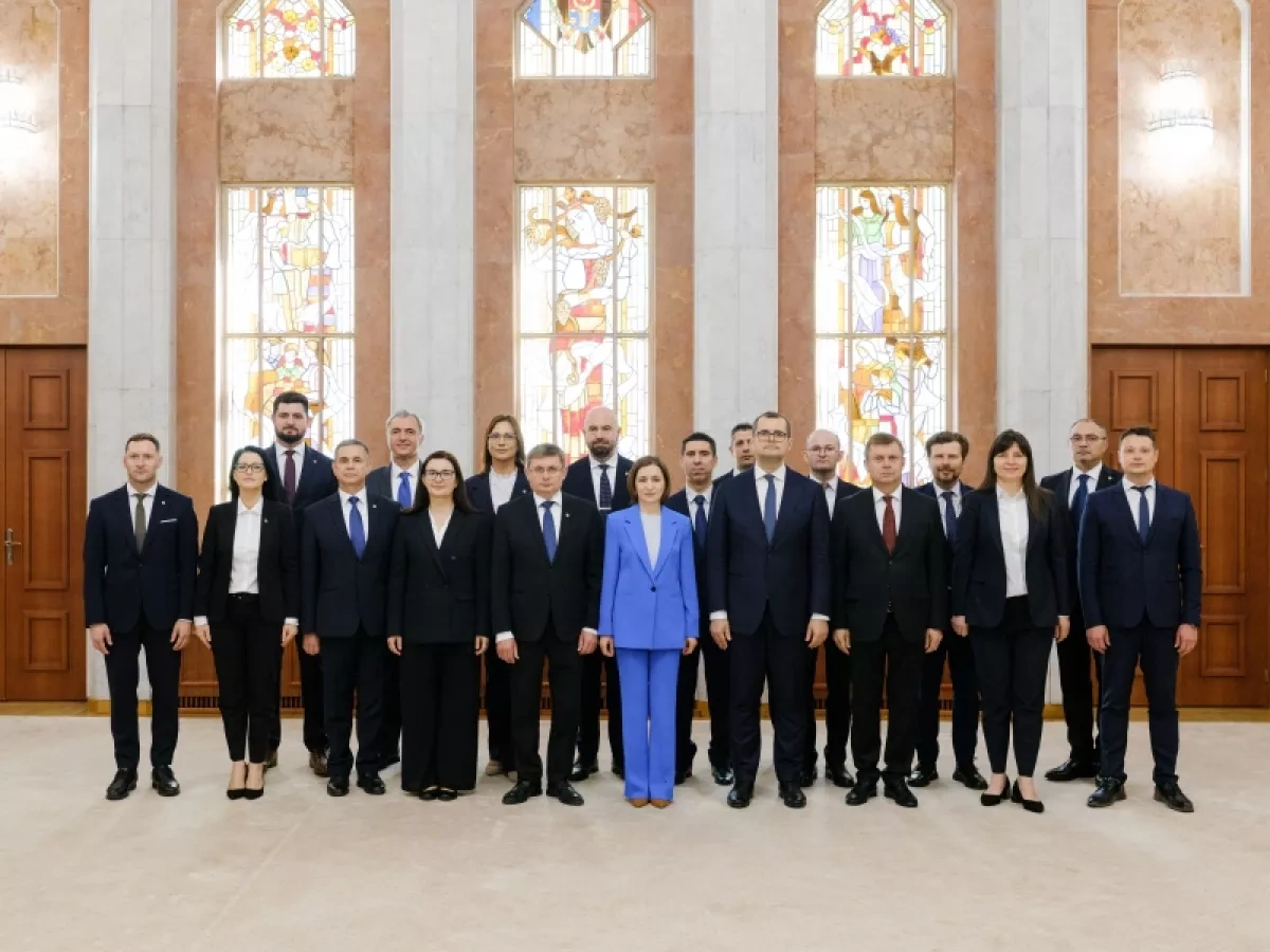 Moldova swears in new government led by Prime Minister Vasile Tofan